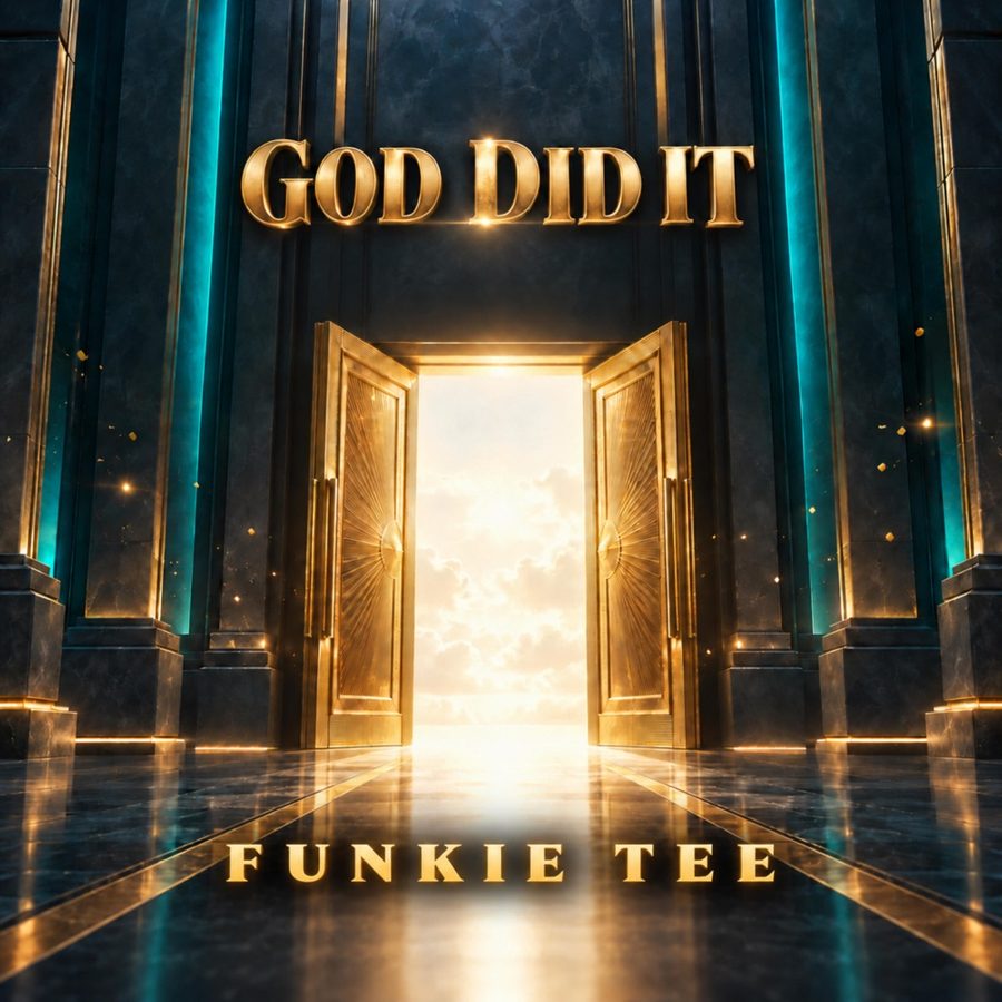 God Did It cover art: golden doors standing open